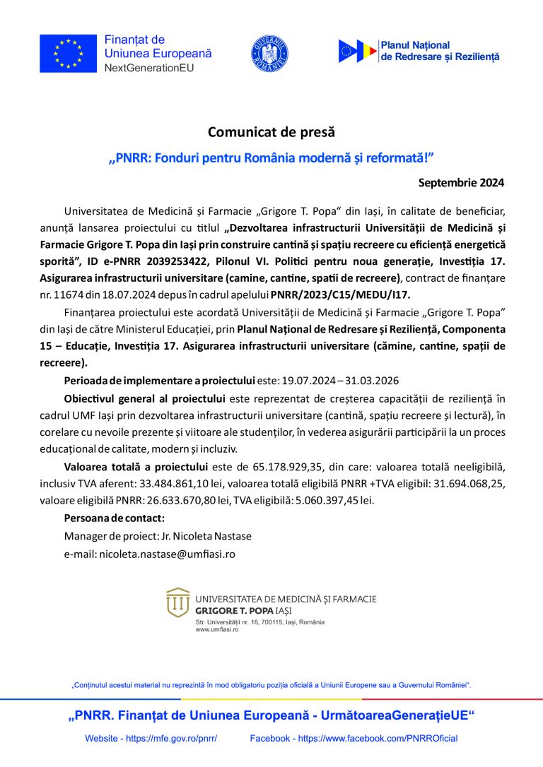 Comunicat de presă UMF Iași (2)