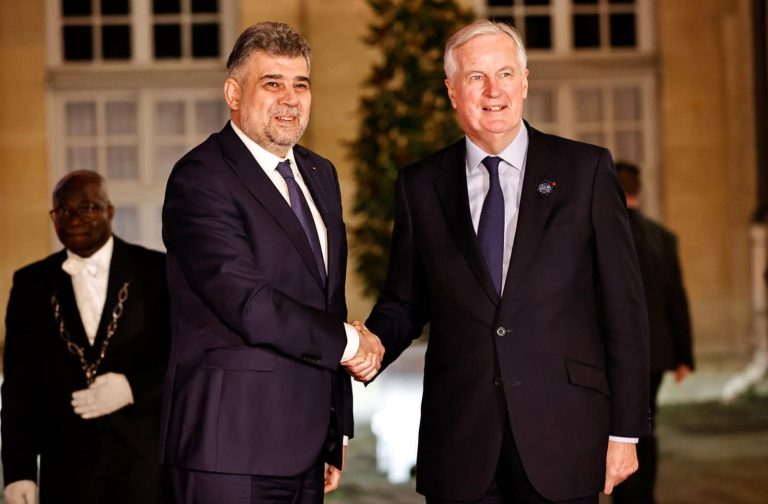 Marcel Ciolacu și Michel Barnier, întâlnire la Paris pentru extinderea parteneriatului strategic: cooperare economică, energie și apărare