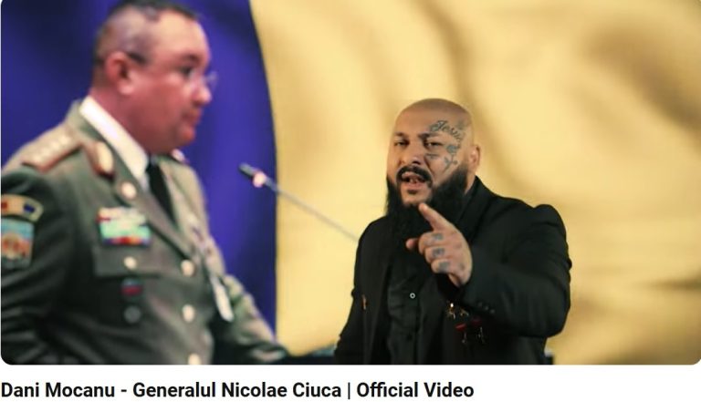 „Nu vă luați cu Generalu‟, maneaua de 4 stele dedicată de Dani Mocanu generalului Ciucă