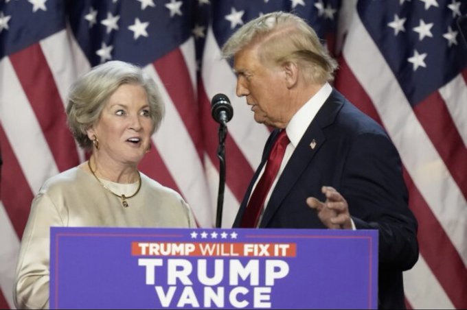 Trump o numește pe Susie Wiles şefă de cabinet la Casa Albă