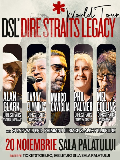 Se anunță un eveniment muzical de excepție! Dire Straits Legacy – Concert la Sala Palatului, în 20 noiembrie
