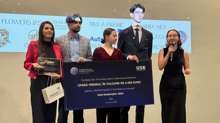 Renașterea cercetării medicale studențești în România. Fundația Dan Voiculescu pentru Dezvoltarea României premiază o echipă de tineri din Iași pentru cea mai mică inimă artificială din lume