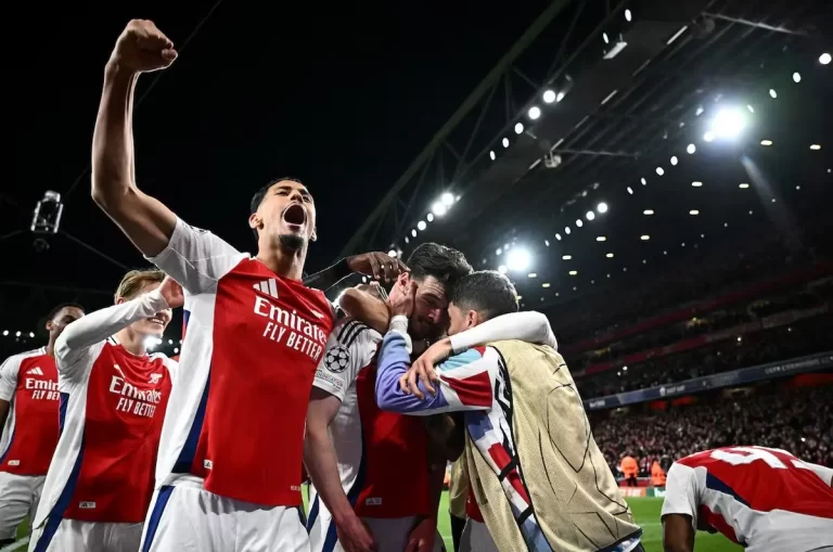 Arsenal, noua favorită la câștigarea UCL