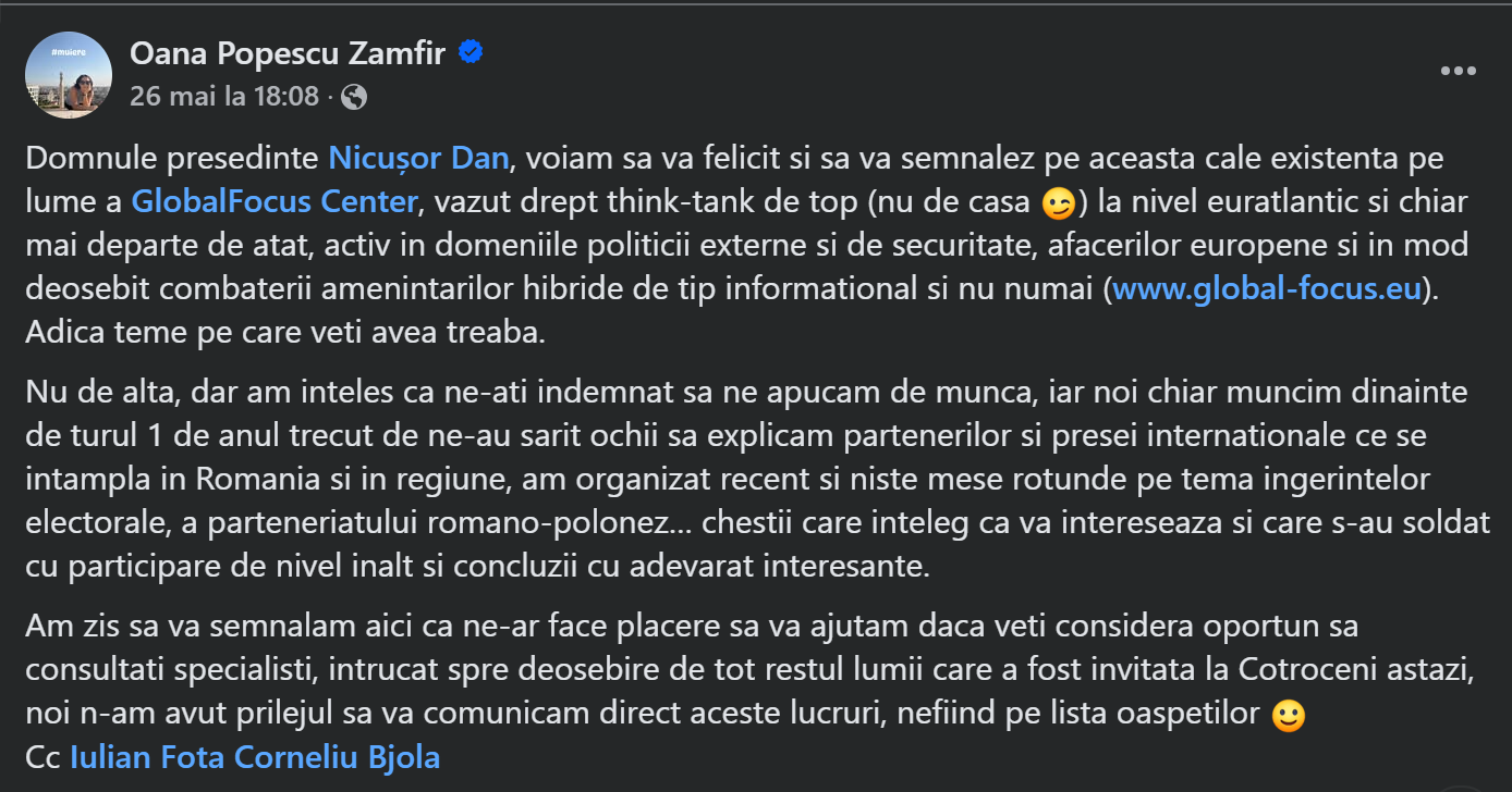Nicușor Dan influenceri