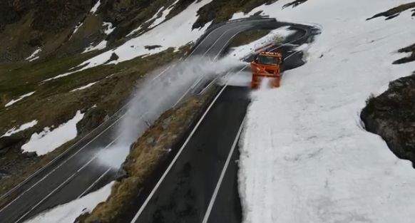Când se deschide circulația pe Transfăgărășan. Cum arată acum cel mai spectaculos drum din România – VIDEO