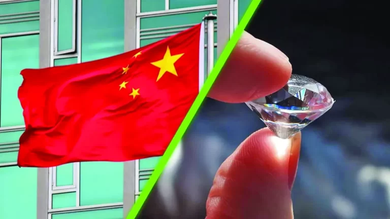China umbrește strălucirea diamantelor naturale