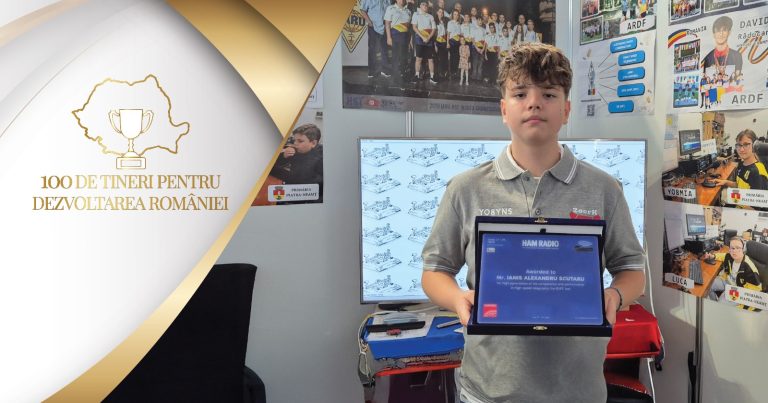 Fenomenul Ianis Scutaru, adolescentul care a intrat în Cartea Recordurilor, s-a înscris în campania „100 de tineri pentru dezvoltarea României”