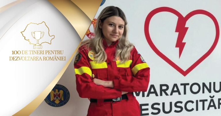 Bianca-Maria Oană, elevă la Colegiul „Sfântul Sava” și cel mai tânăr paramedic SMURD din România: „Să fii medic înseamnă să lupți pentru viață în fiecare zi” – povestea tinerei selectate în campania „100 de tineri pentru dezvoltarea României”