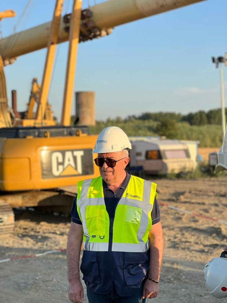 Ion Sterian, Transgaz:  Astăzi s-a încheiat Subtraversarea fluviului Dunărea, parte a  infrastructurii Conductei de transport gaze naturale “Țărmul Mării Negre-Podișor”