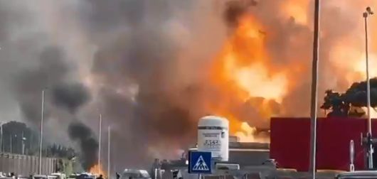 Explozie uriașă la o benzinărie din Roma: cel puțin 20 de răniți – VIDEO
