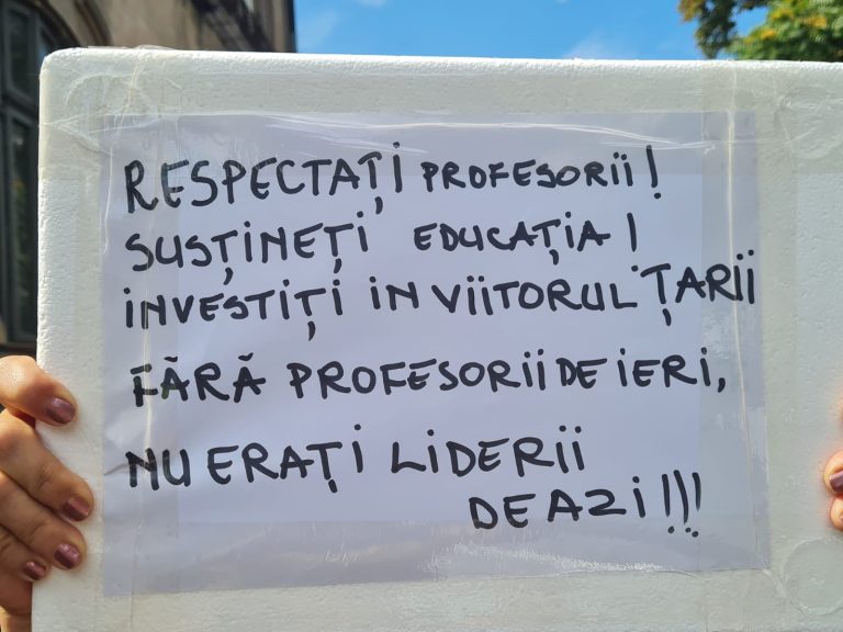 BNS, solidar cu protestele profesorilor din întreaga țară: „Revendicările lor să fie soluționate în mod responsabil”