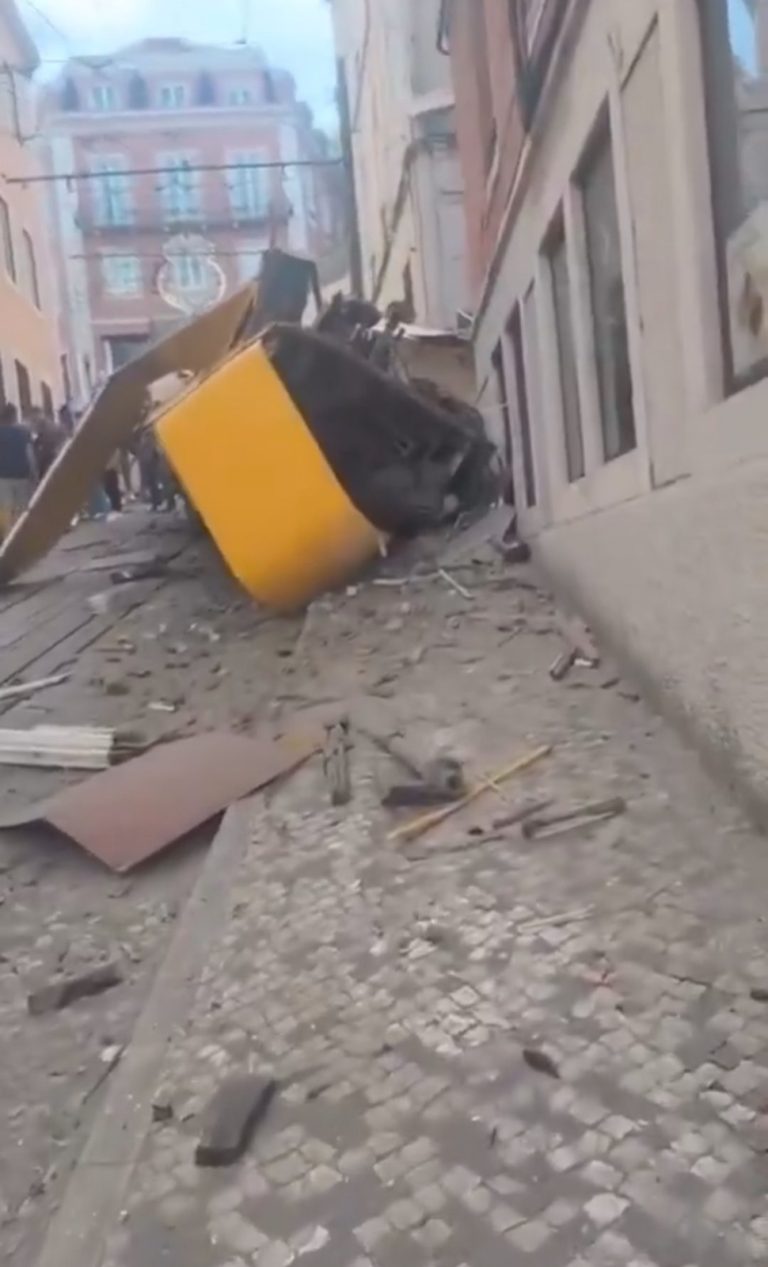 VIDEO. Tragedie în Portugalia. Zi de doliu național, după ce funicularul emblematic din Lisabona a deraiat – 15 oameni au murit