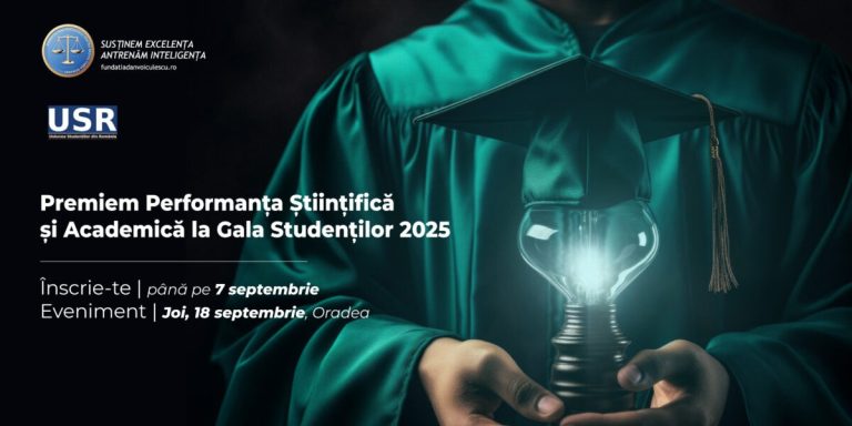 Tinerii care schimbă România: la Gala Studenților 2025, Fundația Dan Voiculescu pentru Dezvoltarea României premiază performanța academică