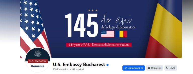 Criza guvernamentală din SUA are efecte și la București. Mesajul transmis de Ambasada SUA în România: „În lipsa fondurilor alocate pentru desfăşurarea activităţii…”