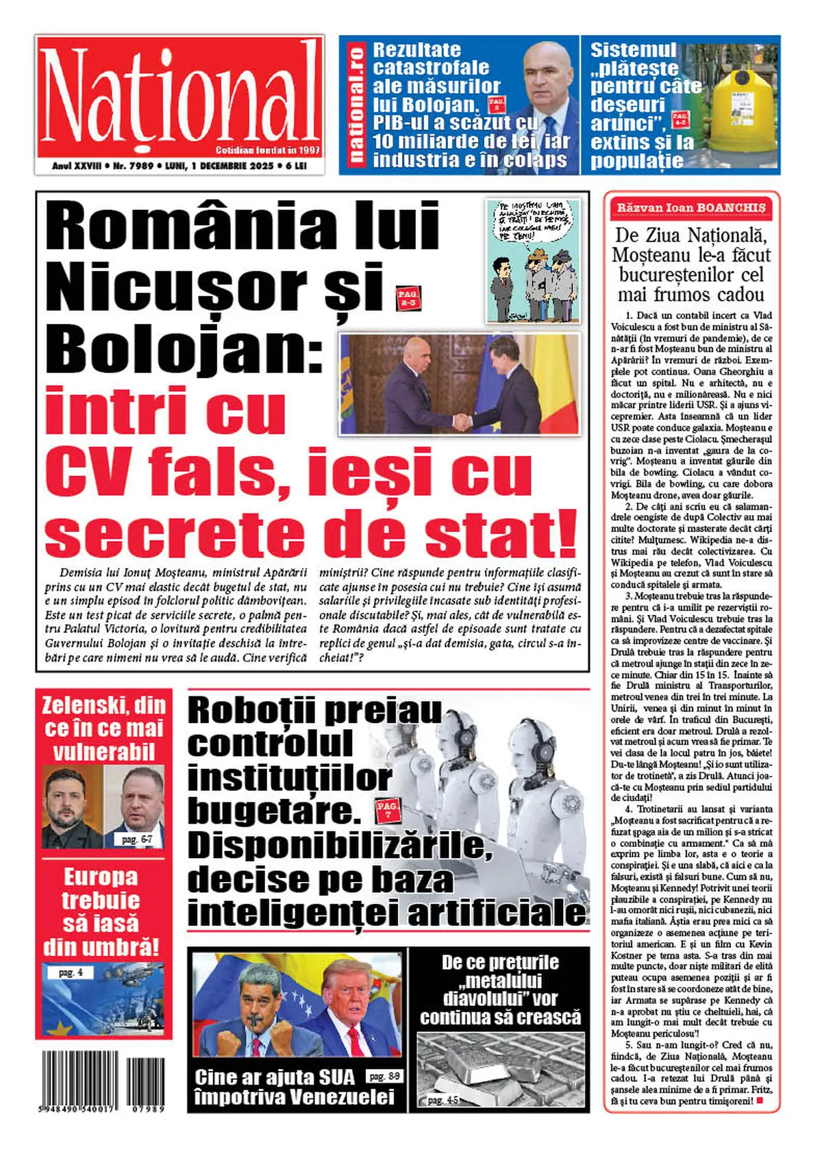 Alege ce citești - Ziarul National