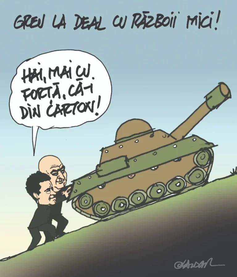 Greu la deal cu războii mici…