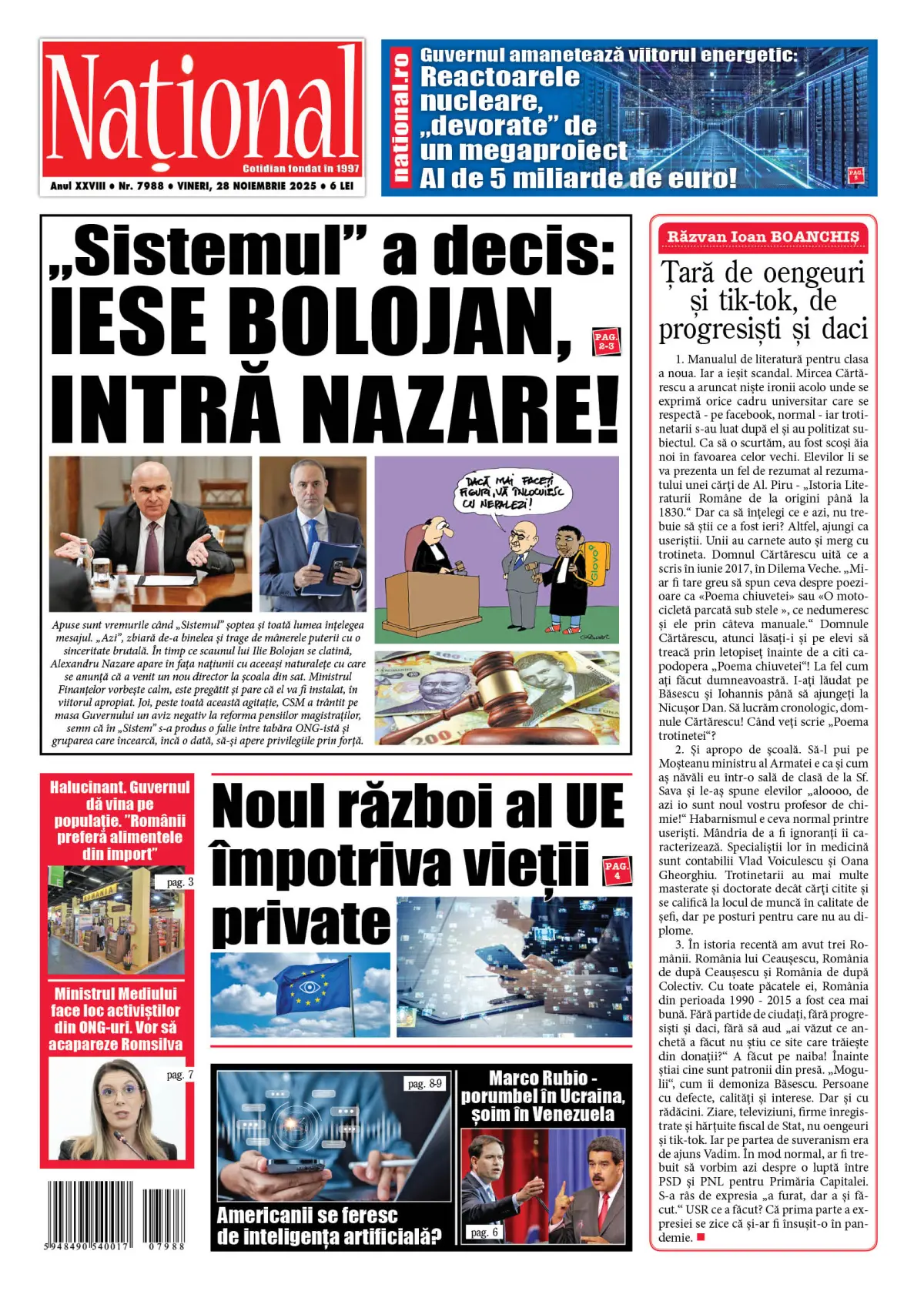 Alege ce citești - Ziarul National