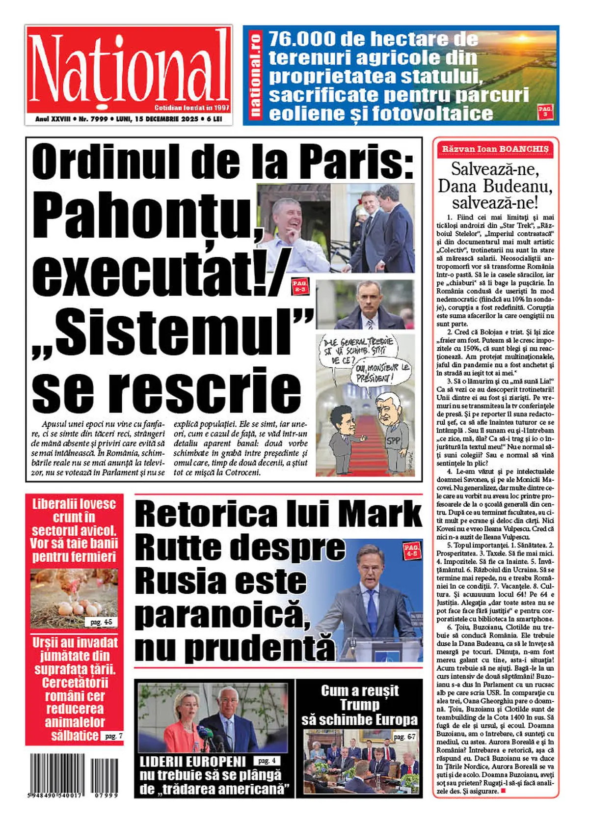 Alege ce citești - Ziarul National