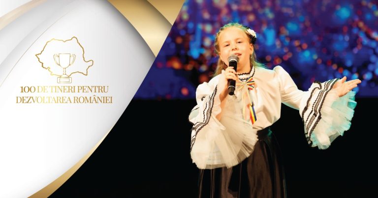 Are doar 10 ani și cântă în cinci limbi: povestea Anelissei Mănescu, „fetița cu voce de aur” din campania „100 de tineri pentru dezvoltarea României”