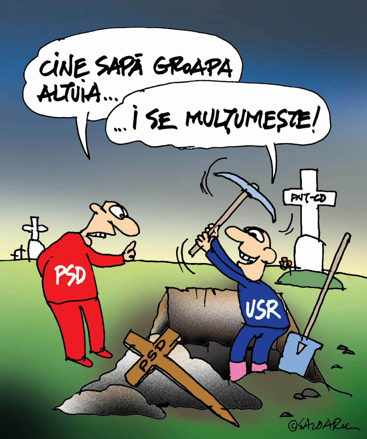 PSD își sapă groapa cu mâna USR - Ziarul National