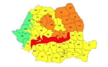 Vreme extremă în România! ANM a emis cod roșu, portocaliu și galben de vânt și ninsori în majoritatea regiunilor. HARTĂ - Ziarul National