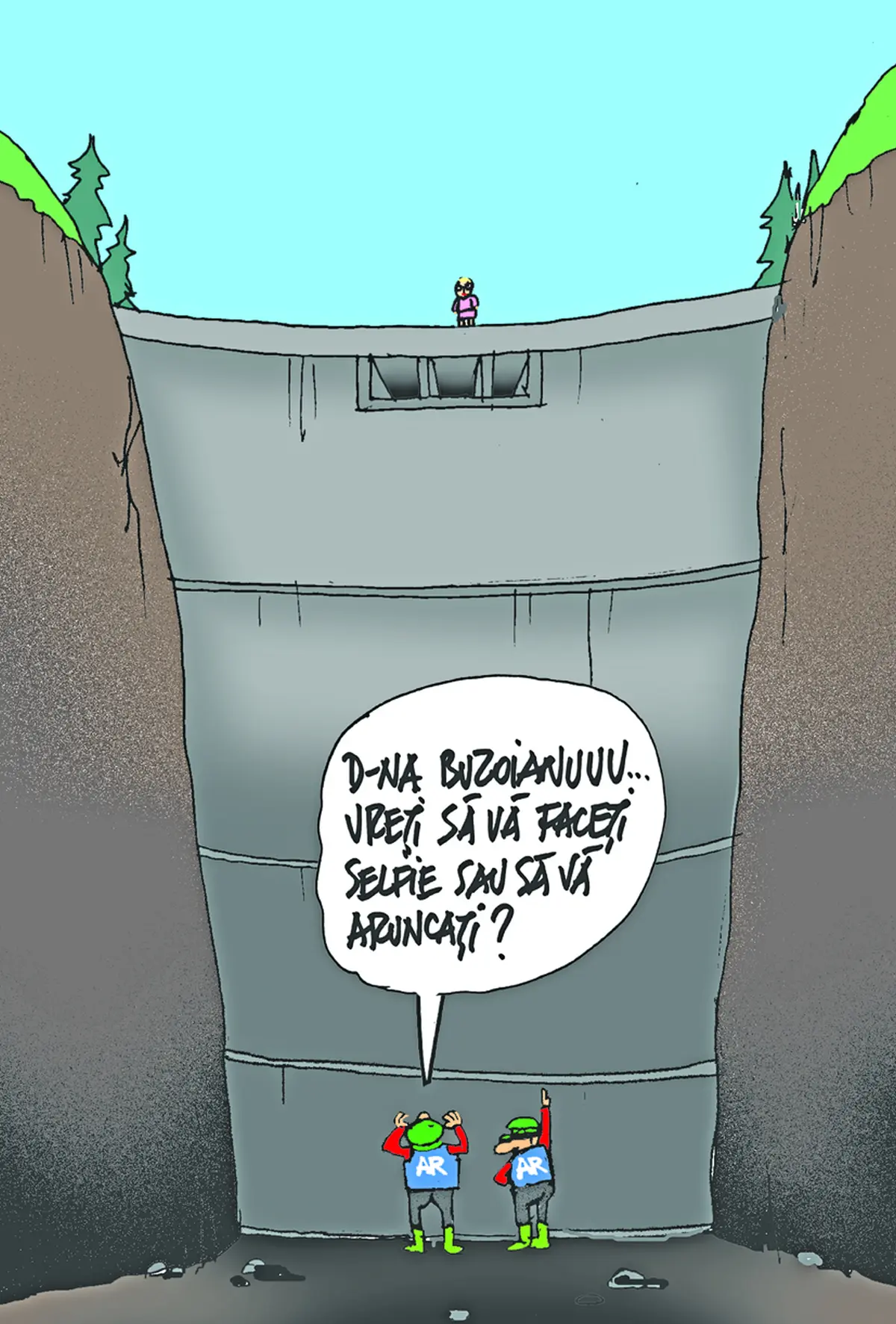 MINCIUNILE ies la suprafață. Ministerul Mediului REPARĂ ABIA ACUM rezerva de apă din zona Paltinu - Ziarul National