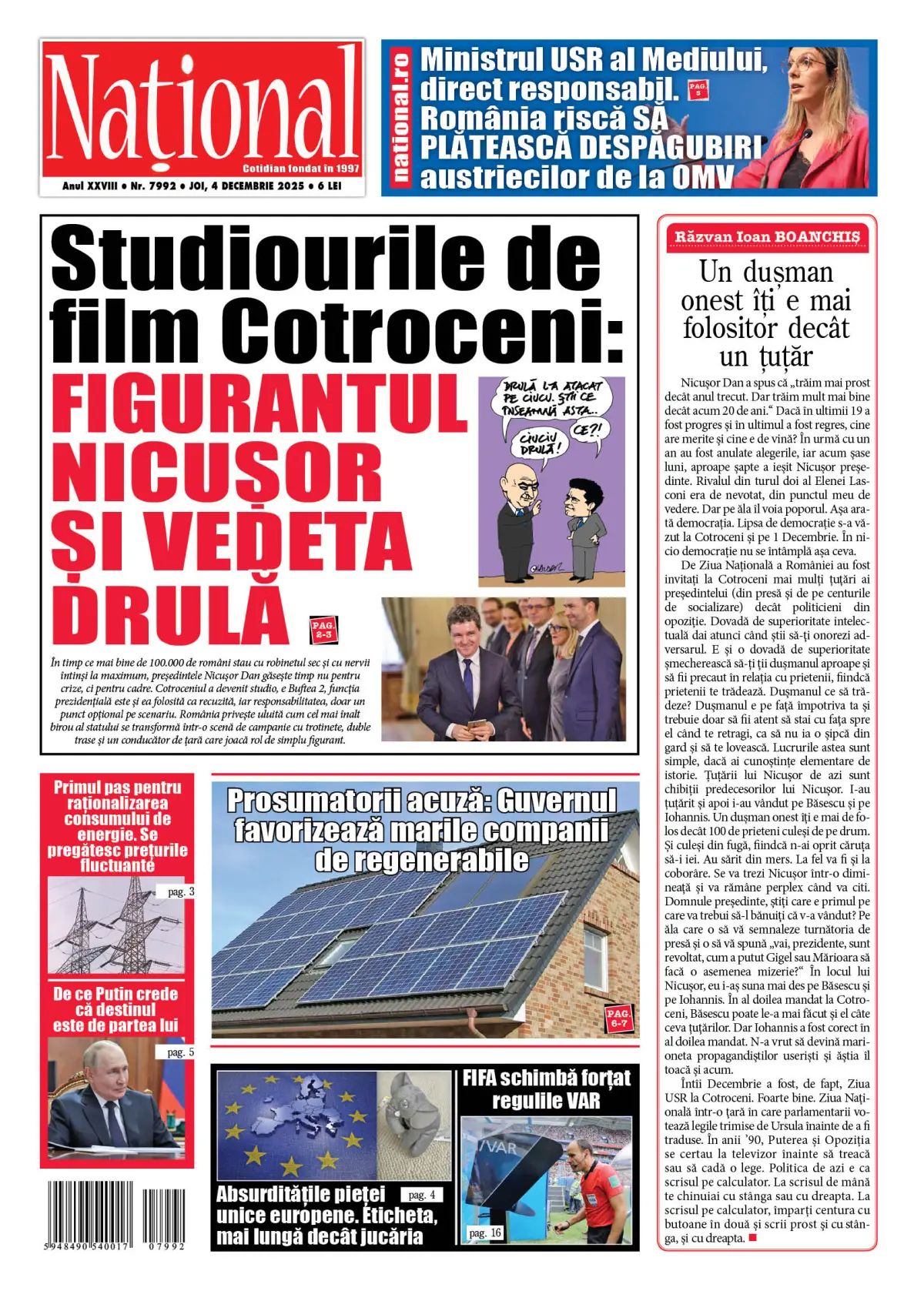 Alege ce citești - Ziarul National