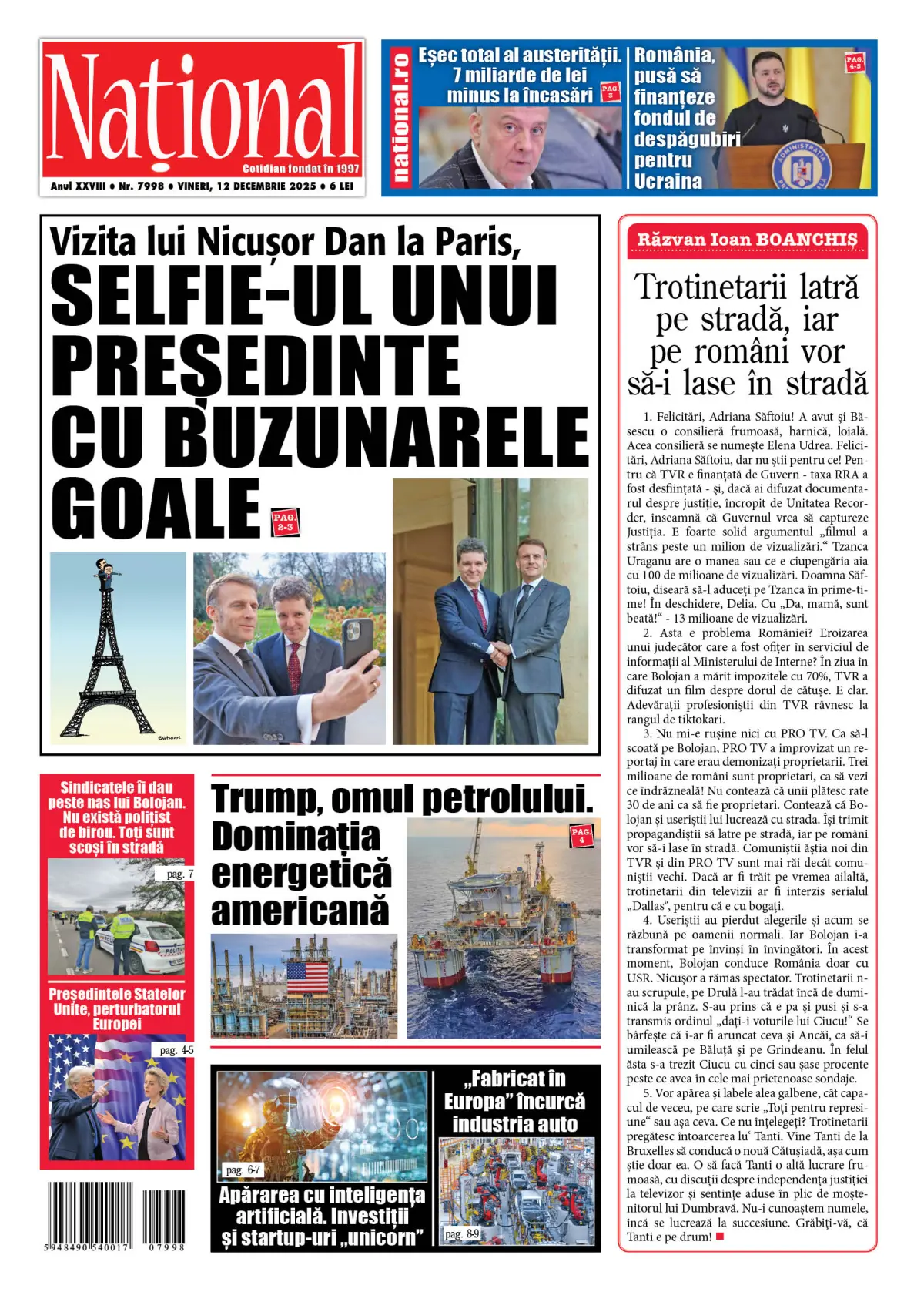 Alege ce citești - Ziarul National