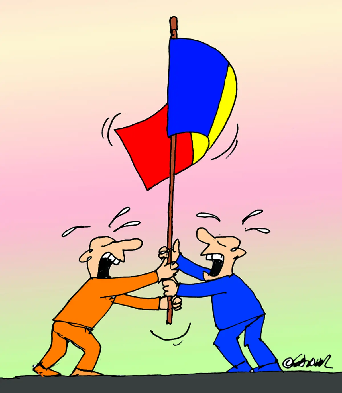 De 1 decembrie, am fluturat steagul tricolor. De pe 2, fluturăm buzunarele goale - Ziarul National