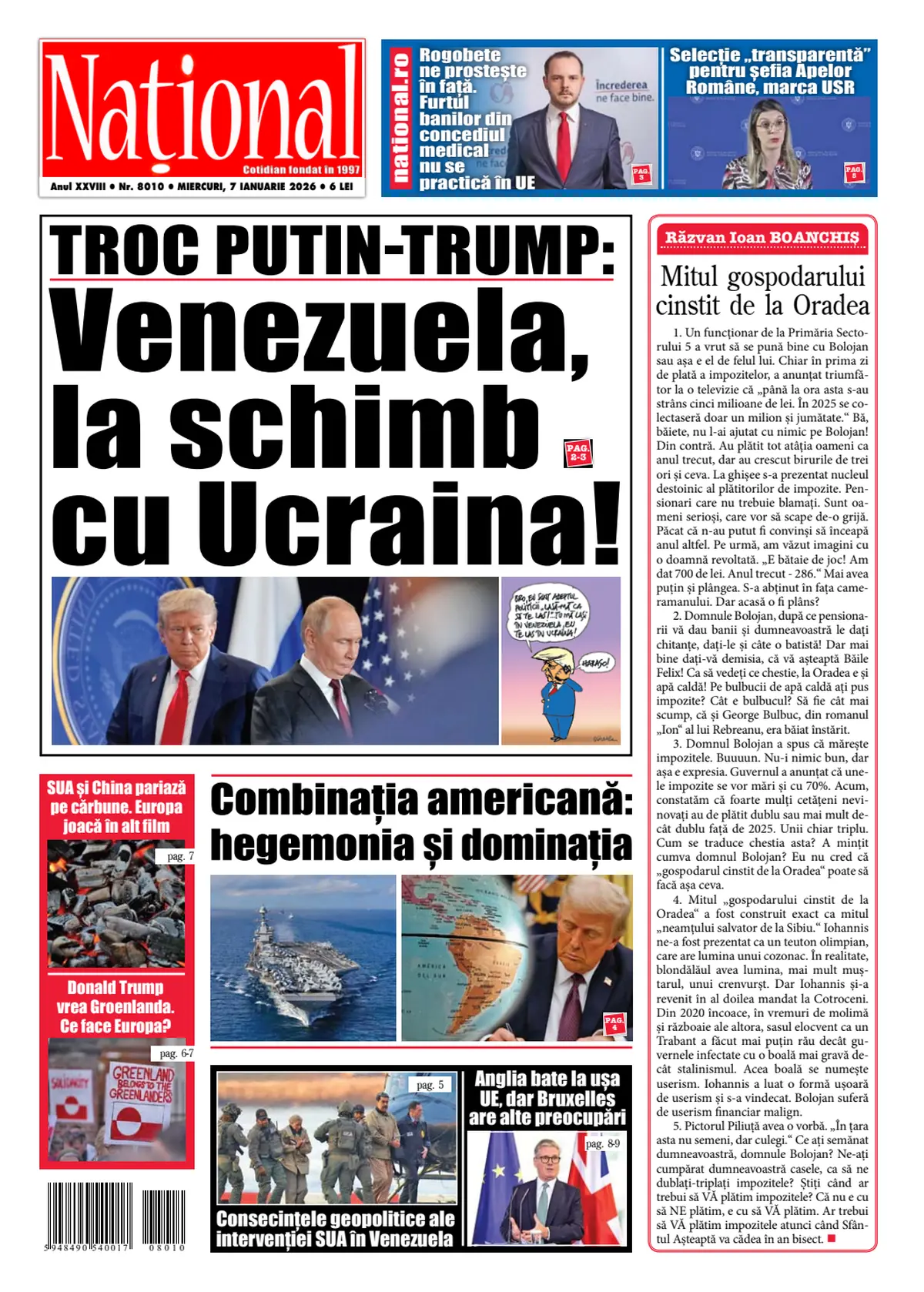 Alege ce citești - Ziarul National