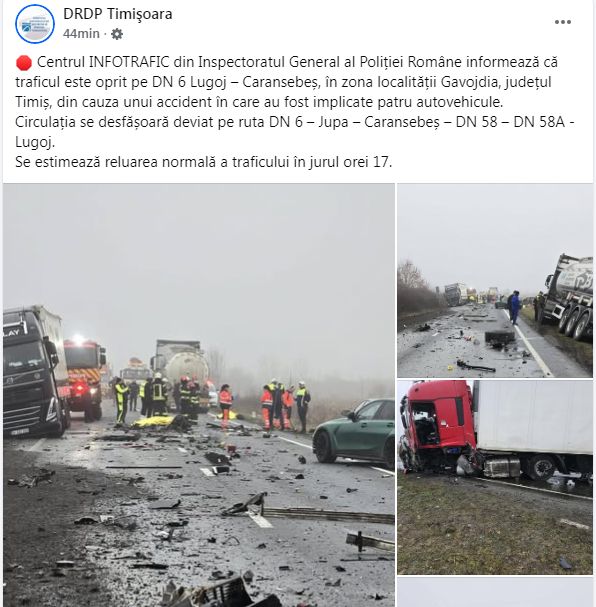 UPDATE. Tragedie în Timiș! Șapte oameni au murit și trei au fost răniți în urma unui cumplit accident - Ziarul National UPDATE. Tragedie în Timiș! Șapte oameni au murit și trei au fost răniți în urma unui cumplit accident - Ziarul National
