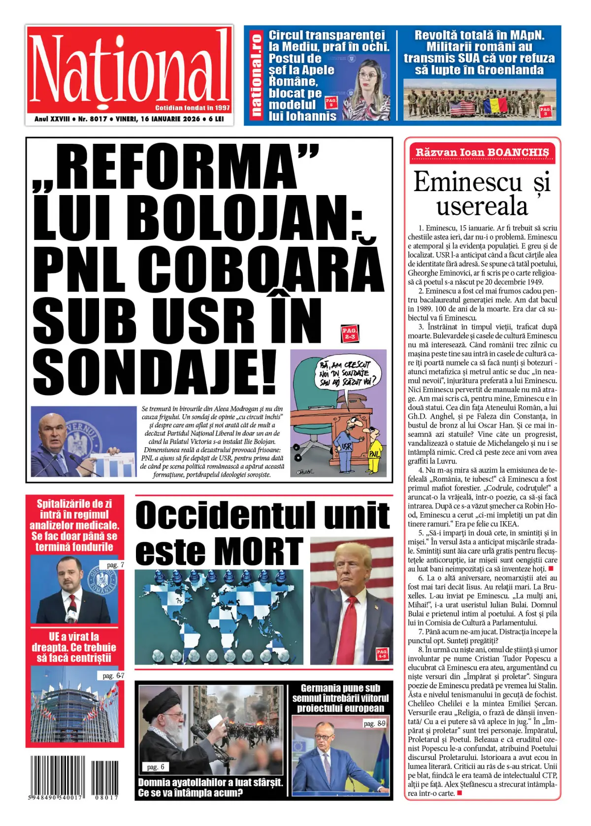 Alege ce citești - Ziarul National