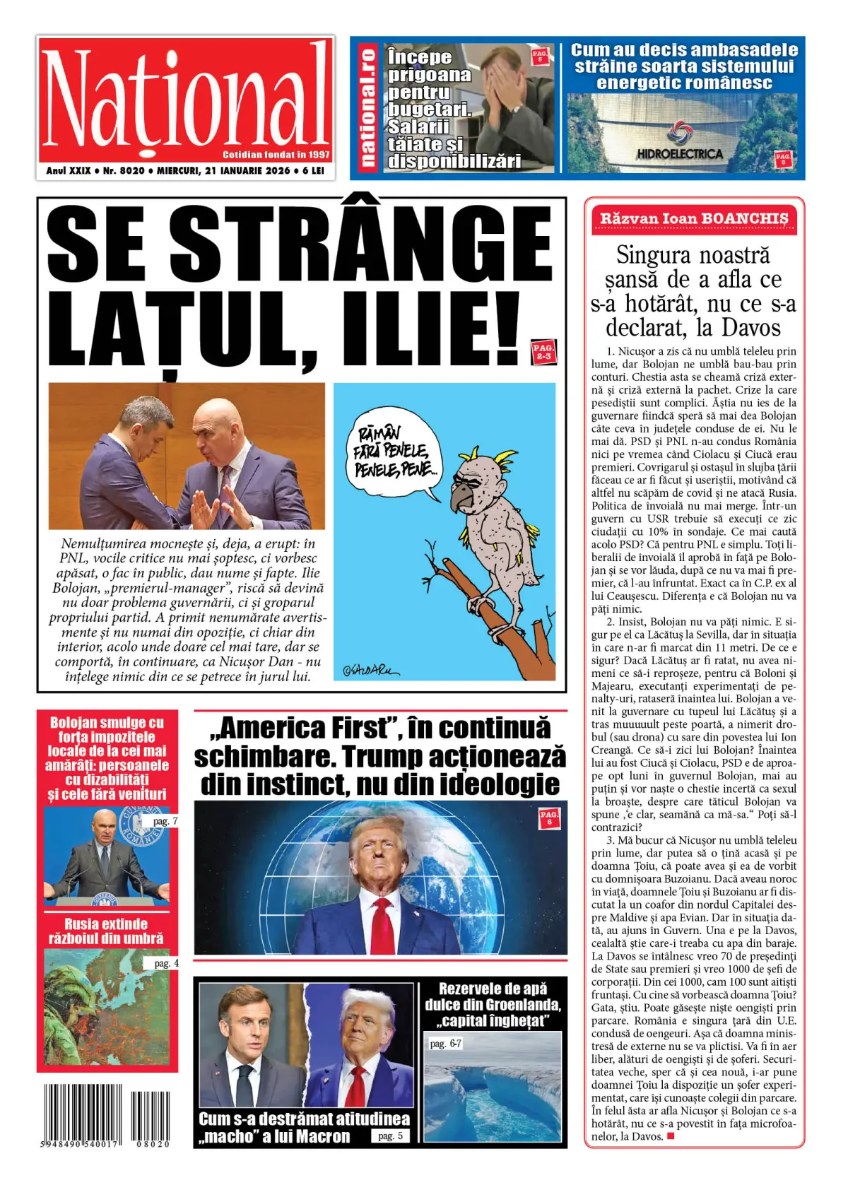 Alege ce citești - Ziarul National